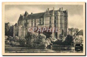 Old Postcard Chateau of Chateaudun Eure et Loir