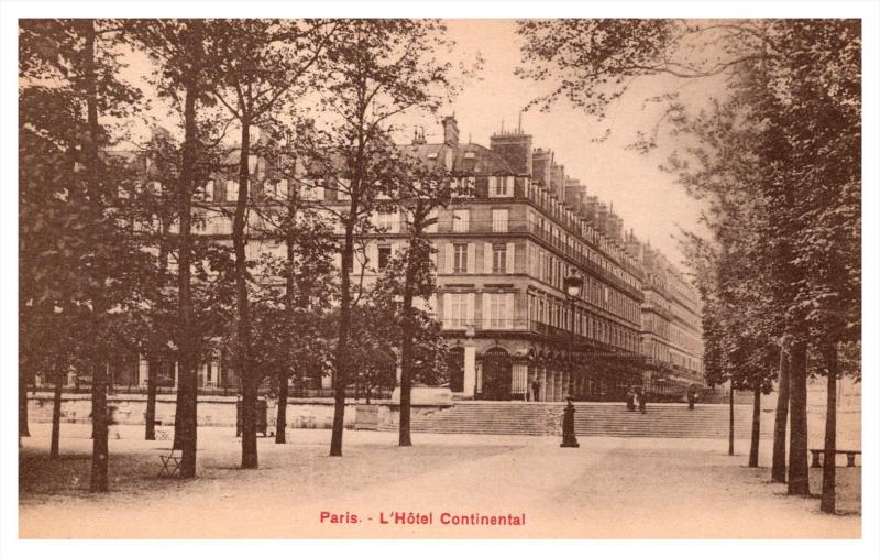 8293  France Paris  Hotel Continental, Grande Chambre, Salon des Fetes 3 views