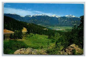 Vintage 1960's Postcard Estes Park Colorado Route 66 Mummy Range Mountains