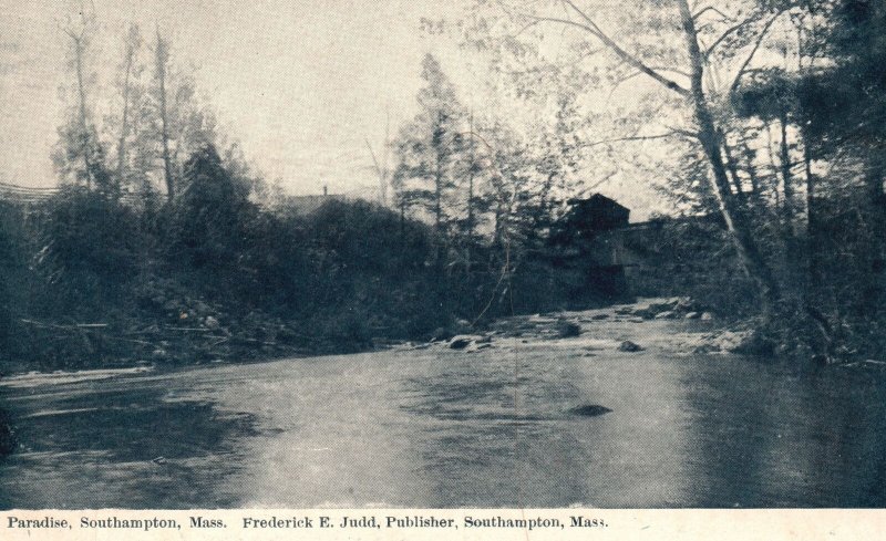 Vintage Postcard Paradise Southampton Massachusetts MA Frederick E. Judd Pub.