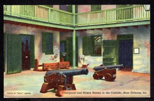 Louisiana NEW ORLEANS Courtyard and Prison Rooms in the Cabildo - Linen