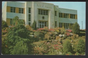 British Columbia NANAIMO City Hall Shows Charming Rock Gardens pm1967 ~ Chrome