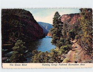 Postcard The Green River Flaming Gorge Nat'l Recreation Area Utah USA