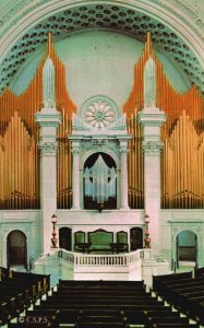 Vintage Postcard Platform & Organ First Church Of Christ Scientist Boston