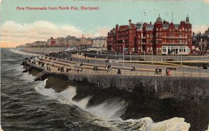 uk41194 new promenade from north pier blackpool  uk