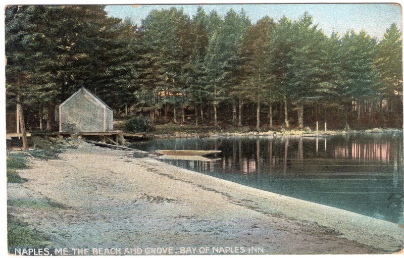 Naples, Me, The Beach And Grove, Bay Of Naples Inn