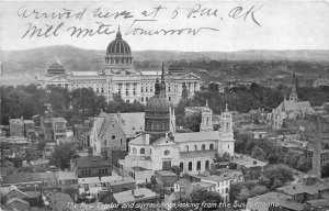 Harrisburg Pennsylvania New Capitol Susquehanna undivided 1907 Postcard 24-8129