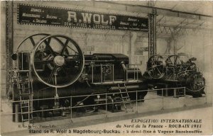 CPA AK EXPO de ROUBAIX 1911 Stand de R. WOLF (864970)