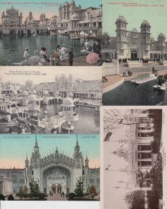 FRANCO EXHIBITION 1908 LONDON 90 Postcards pre- 1940 (L4172)
