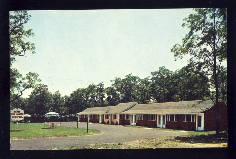 East Sandwich, Massachusetts/MA Postcard, Old Colony Motel, Cape Cod, 1960!