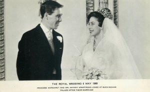 British royalty royal wedding 6 may 1960 Postcard