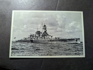 Mint Germany RPPC Naval Ship Postcard Ironclad Admiral Graf Spee