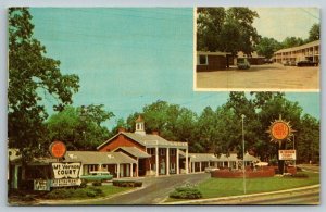 Mt. Vernon Court  Sumter  South Carolina     Postcard