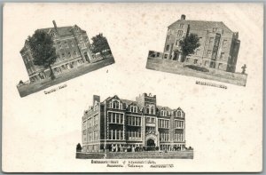 AURORA IL COLLEGE ANTIQUE POSTCARD