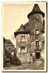 Old Postcard The Toledo Auvergne Salers Street and Gate Martille