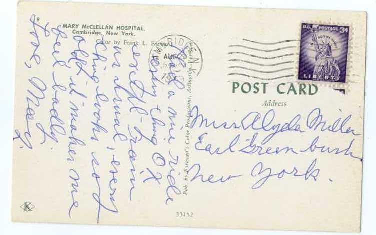 Mary McClellan Hospital Cambridge NY New York State