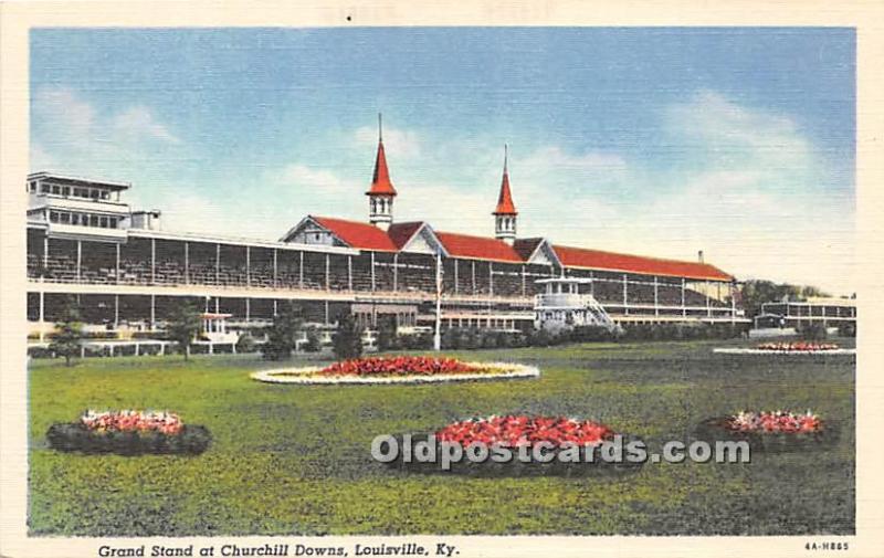 Grand Stand at Chuchill Downs Louisville, KY , USA Horse Racing Unused 