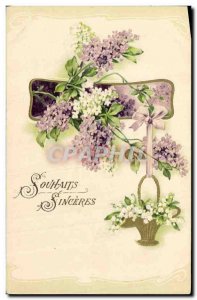 Old Postcard Fantasy Flowers