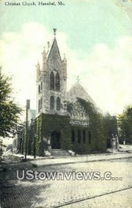 Christian Church - Hannibal, Missouri MO Postcard