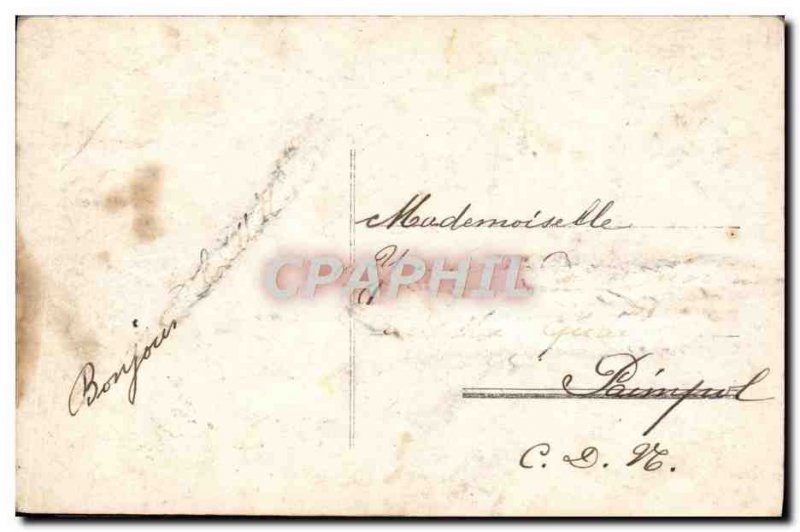 Old Postcard Fun Children Poisson April 1st