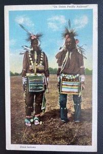 1949 Cheyenne WY USA Picture Postcard Cover Native Americana Sioux Indians