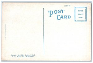 c1920 Gray Line Motor Tours Main Office Newhouse Salt Lake City Utah UT Postcard