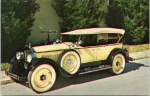 Postcard 1927 Packard Phaeton  Early American Museum Silver Springs FL