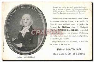 Old Postcard Brother Mathias Rue Vacon Pharmacist of the Carmelite Community