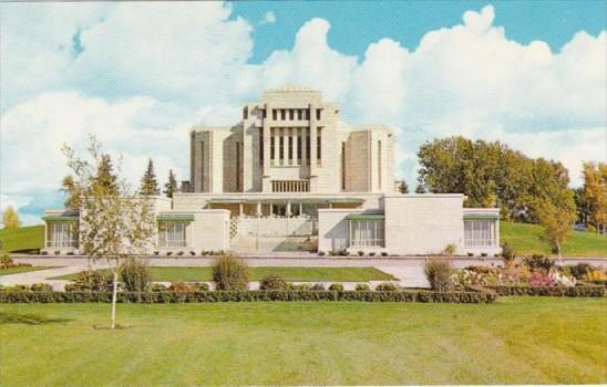 Canada The Mormon Temple Cardston Alberta