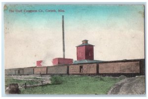 1910 The Gulf Compress Co. Corinth Mississippi MS Posted Antique Postcard 