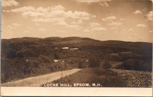 RPPC View of Locke Hill, Epsom NH Vintage Postcard V66