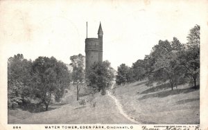 Vintage Postcard 1907 Water Tower & Eden Park Cincinnati Ohio Illustrated Post