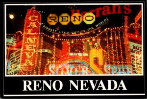 Nevada Reno The Arch At Night