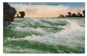 Canada - ON, Niagara Falls. Canadian Rapids Above Falls