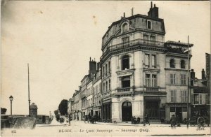 CPA BLOIS-Le Quai Saussaye (26830)