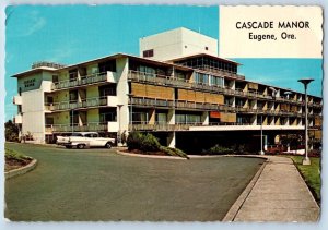 1972 Eugene Oregon Vintage Postcard Cascade Manor West Willamette Valley Posted