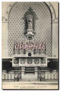 Old Postcard Paris Church of Saint Joseph Epinelles Rue Pouchet