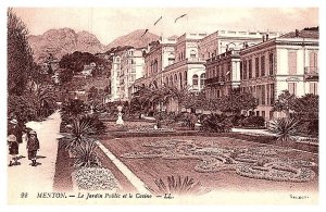 France  Menton, Le Jardin Public et le Casino