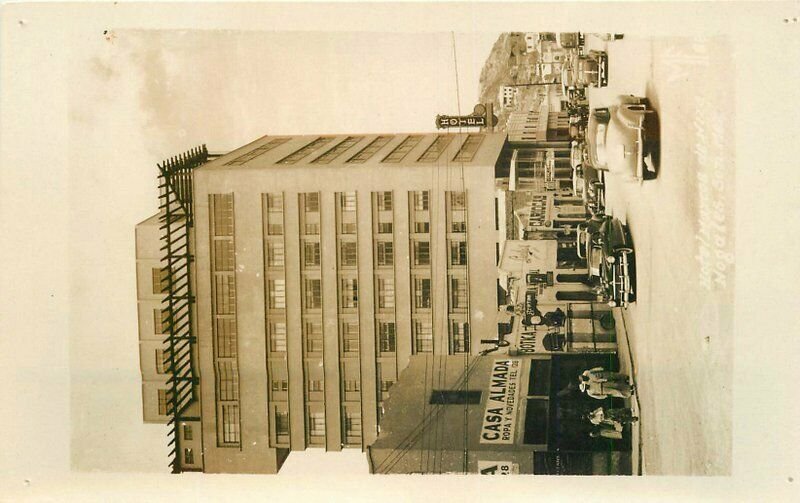 Automobiles 1950s Nogales Mexico Sonora Postcard Hotel Marcos 20-8949