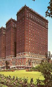 NY - Buffalo.  Statler Hilton from Niagara Circle