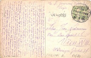 uk40981 kellemes husveti unnepeket easter greeting hungary signed Robert Philipi