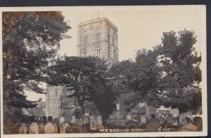 Sussex Postcard - New Shoreham Church  MB1617