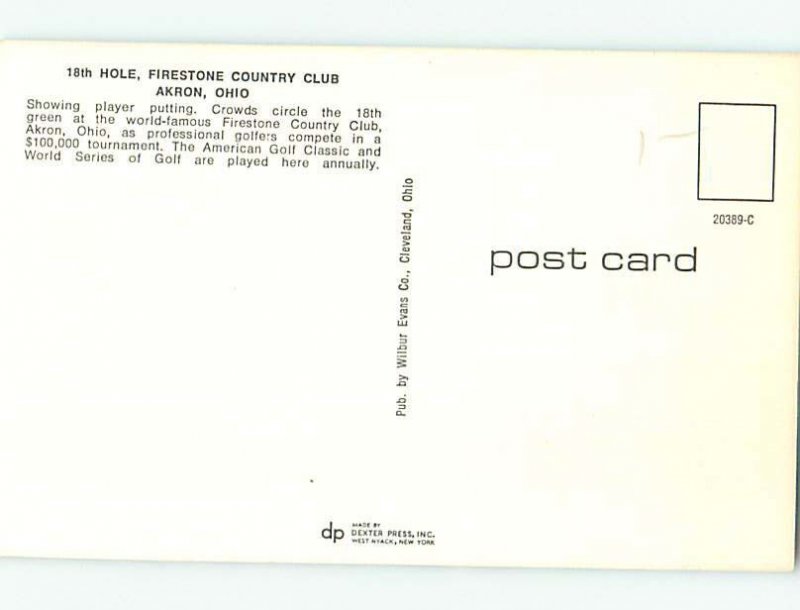 Chrome GOLF SCENE Akron Ohio OH AG5824