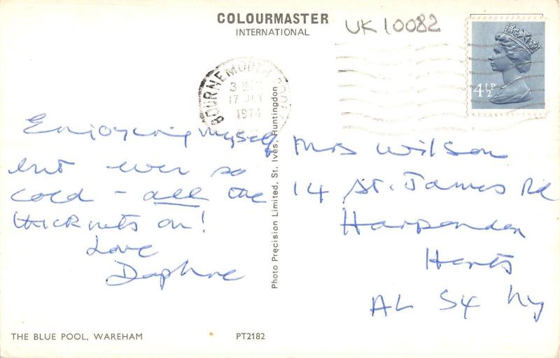 uk10082 blue pool wareham  uk