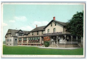 c1910's Alden Mineral Baths And Hotel Alden New York NY Phostint Postcard