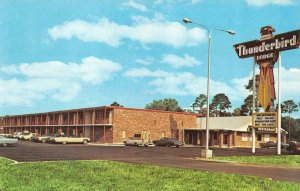 HARDEEVILLE, SC South Carolina  THUNDERBIRD LODGE  Roadside  Chrome  Postcard