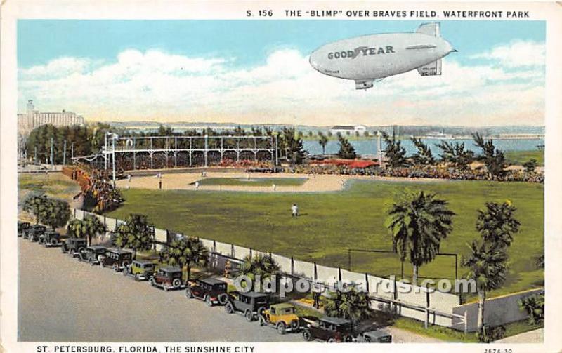 The Blimp Over Braves Field, Waterfront Park St Petersburg, Florida, FL, USA ...