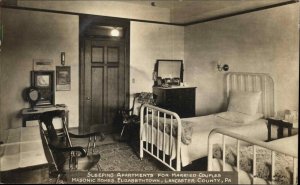 Elizabethtown Penn PA Masonic Homes Masons Married Apartment Vintage RPPC PC