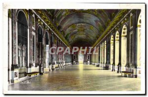 Old Postcard Versailles Palace The Hall of Mirrors