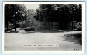 RIDGWAY, Pennsylvania PA ~ CENTENNIAL HIGH SCHOOL  Elk County c1940s Postcard